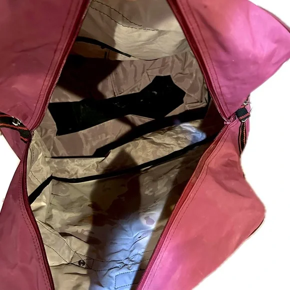 VTG EXPANDABLE ROLLING TRAVEL LUGGAGE BAG WHEELS FUSHIA PURPLE PINK 20”x11”x 24” - Picture 11 of 14